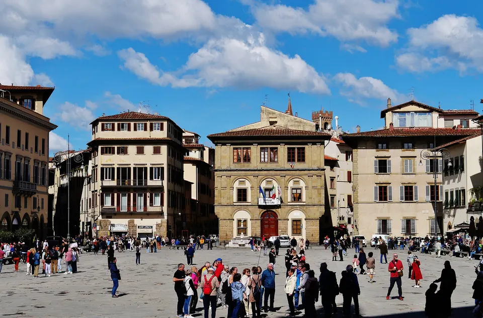 Square of the Holy Cross, Florence, Province of Florence, Region of Tuscany, Italy