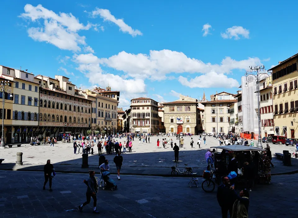 Square of the Holy Cross, Florence, Province of Florence, Region of Tuscany, Italy
