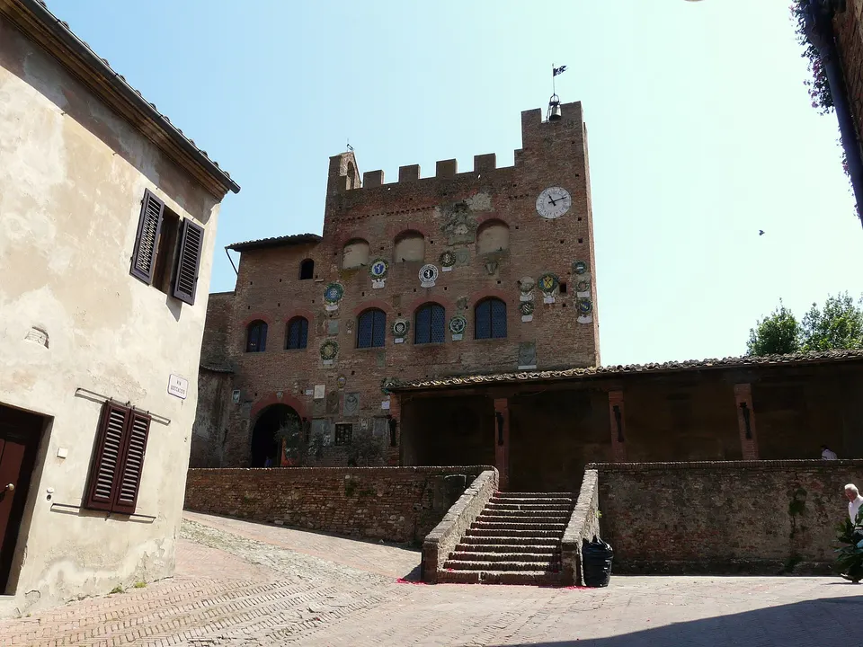 Palazzo Pretorio, Certaldo Alto, Certaldo, Toscana, Italia