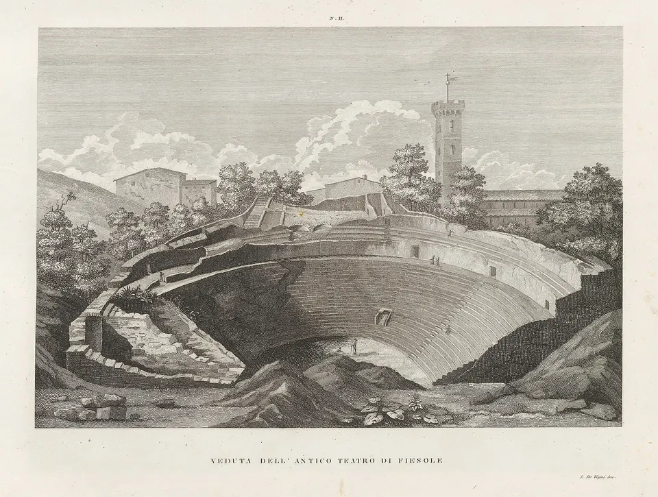 Veduta dell'antico Teatro di Fiesole.